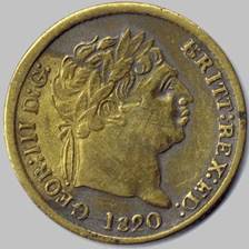 A close-up of a coin

Description automatically generated